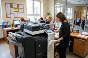 Read more about the article Kserokopiarka do sekretariatu szkoły – jak dobrać odpowiednie urządzenie?